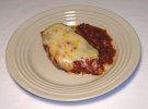 Chicken breast with pizza sauce