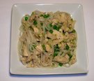 Chicked stir fry with mustard sauce