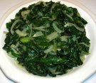 Braised swiss chard