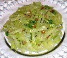 Shredded Broccoli Stalk Salad